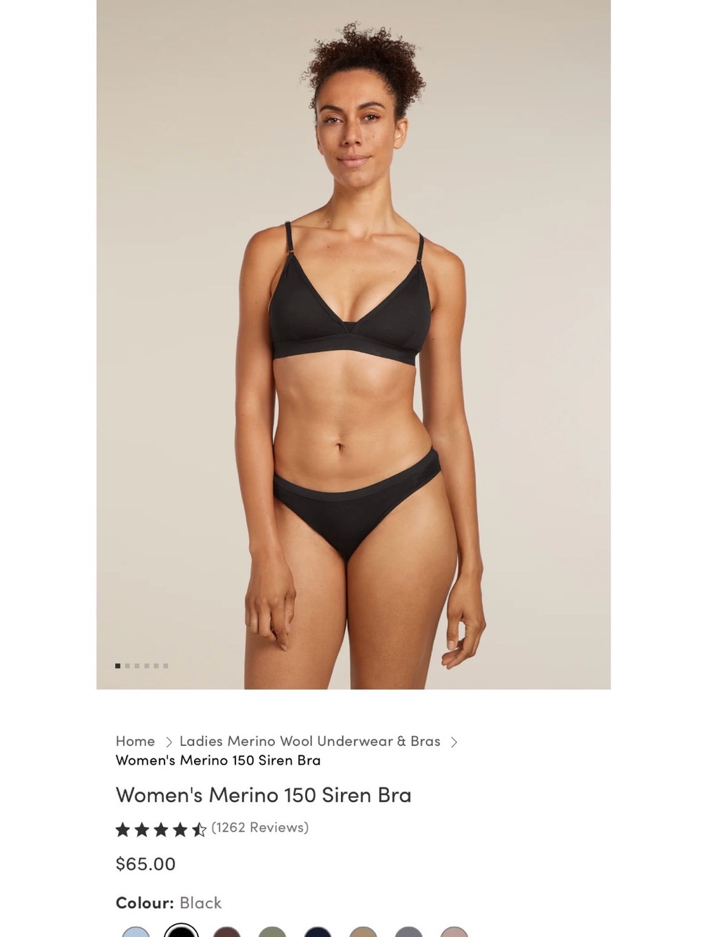 Icebreaker Women's Merino 150 Siren Bra